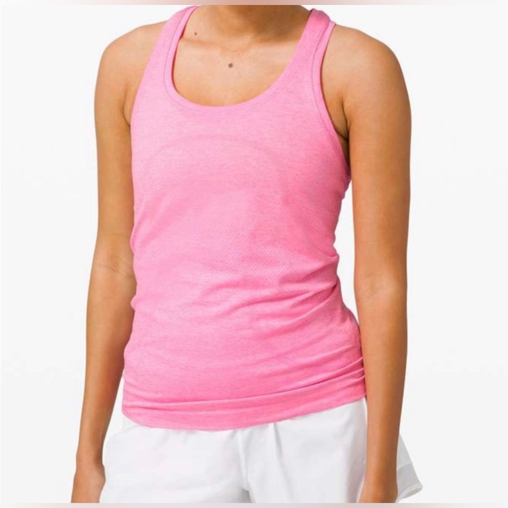 Lululemon Swiftly Tech Racerback 2.0 in Dark Prism Pink